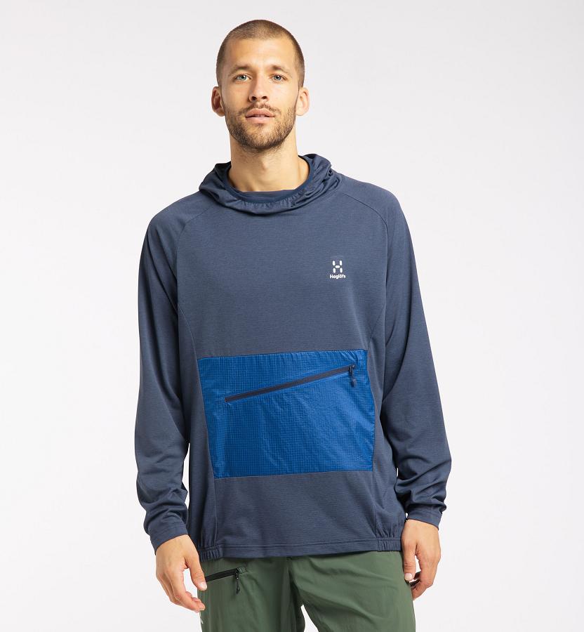 Haglöfs Mens Mirre Mid Layer Blue New Zealand 27930PWGH